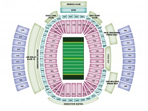 Ralph Wilson Stadium Seating Map