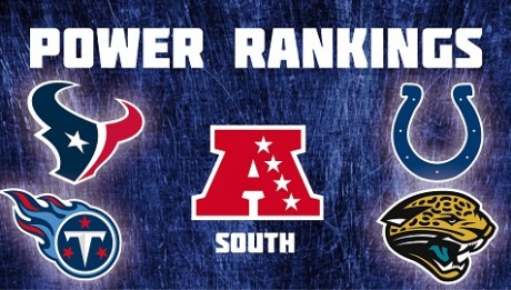 AFC South - Power Rankings