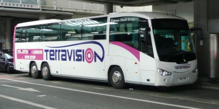 Autocarro de Transfer da Terravision